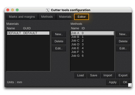 GrandCut Editor screenshot
