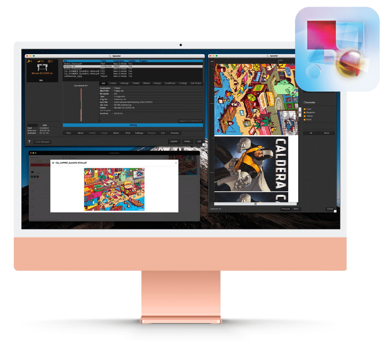 CalderaRIP & Adobe PDF Print Engine