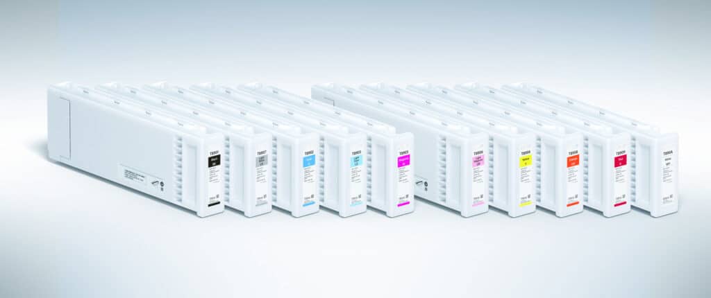 Ink cartridges large format printing