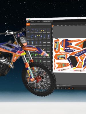Prepare motorcycle wrapping files with PrimeCenter, the prepress software
