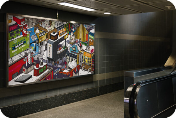 Print advertising with Caldera software