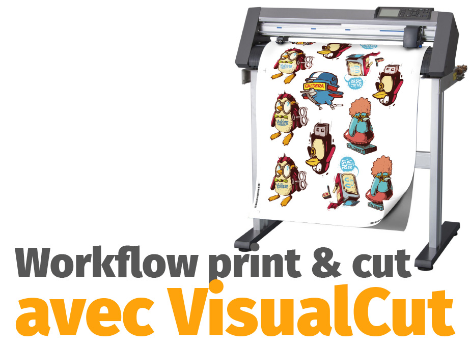 Formation en ligne CalderaRIP sur le flux de travail d&#039;impression et de découpe avec VisualCut