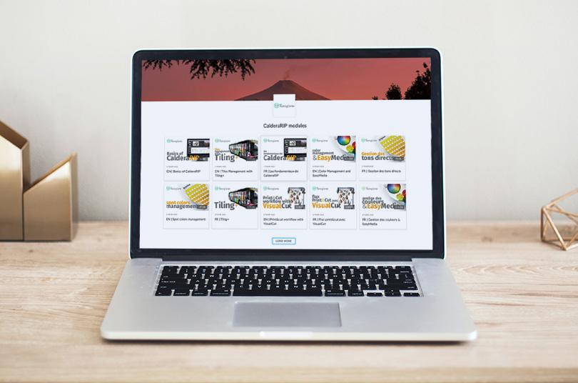 Online trainings for Caldera software
