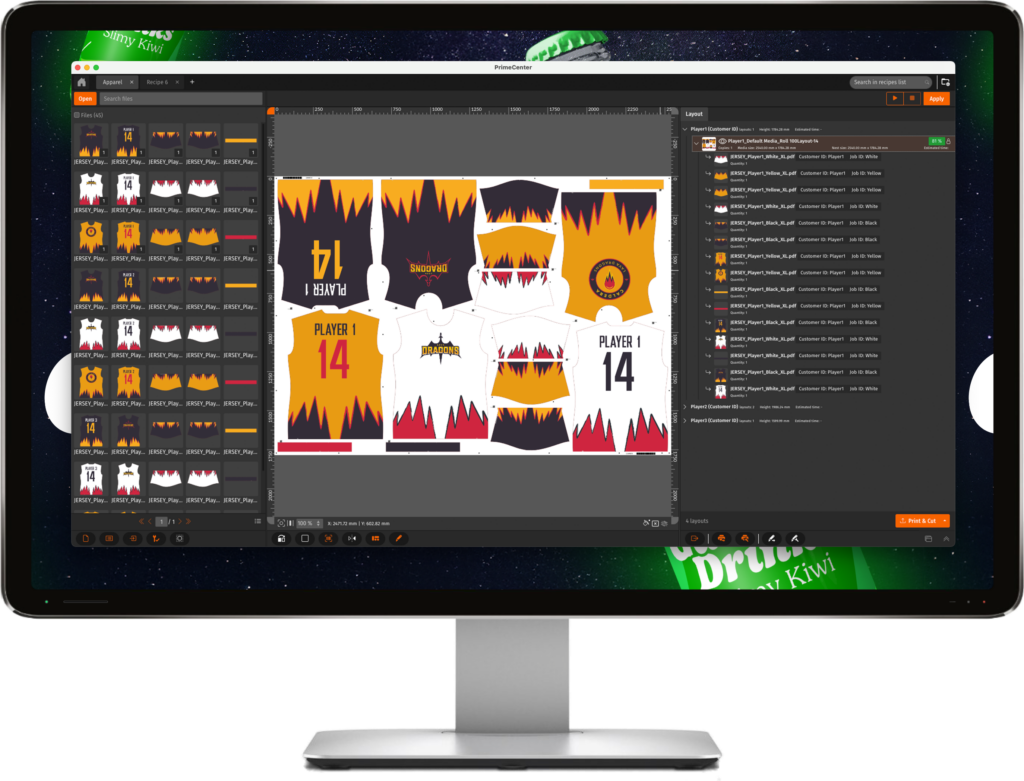 PrimeCenter, prepress and nesting software