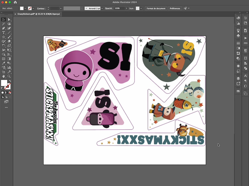 Manual nesting in Adobe Illustrator