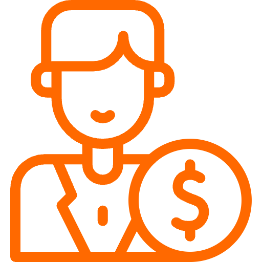 An icon representing dealers. 