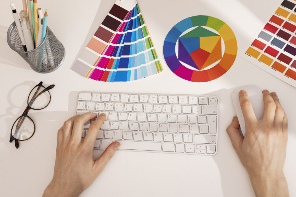 Image representing colors and display