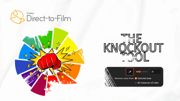 Banner for knockout tool article. It shows the knockout tool and disappearing colors.
