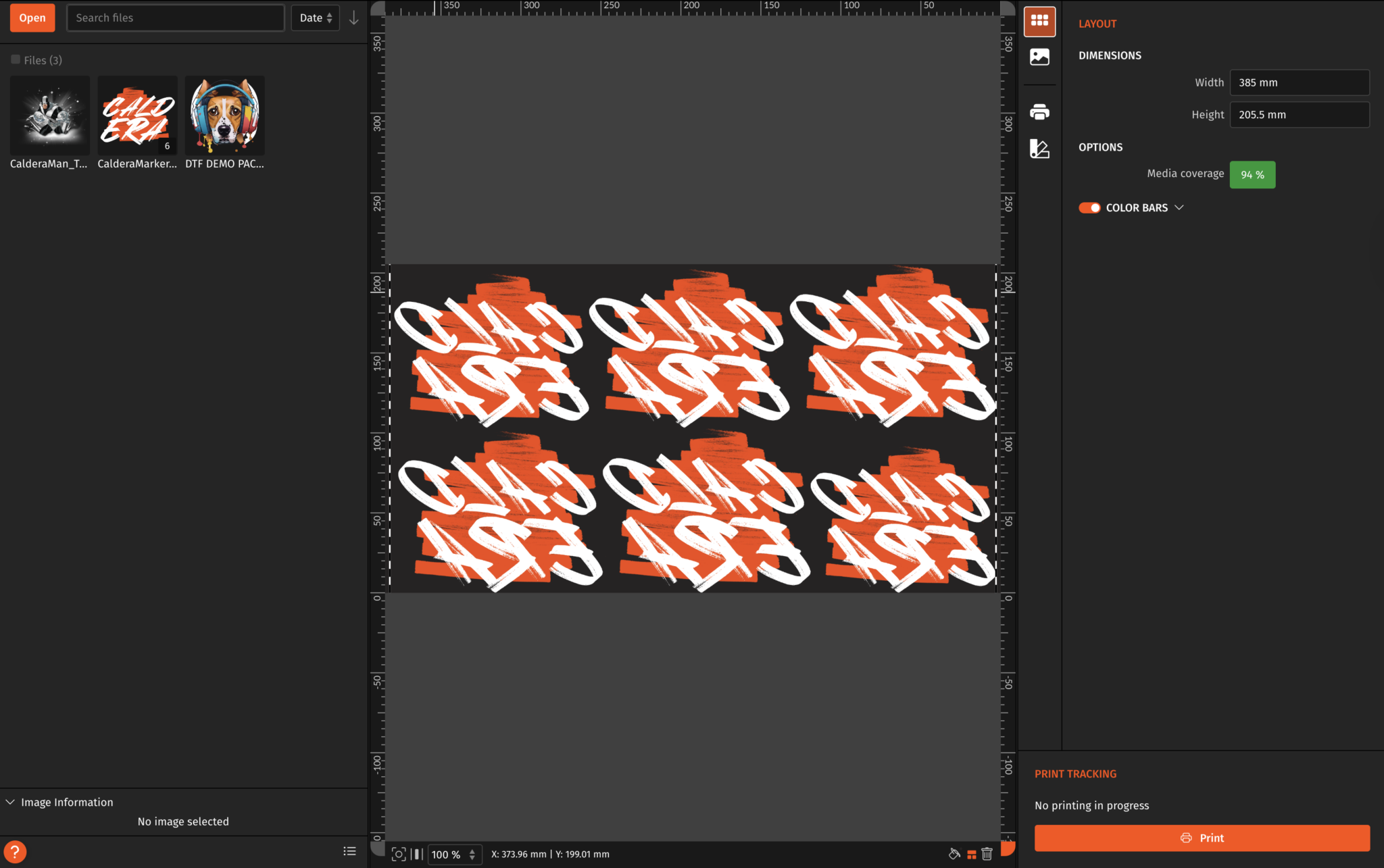 Caldera Direct-to-Film | RIP software for DTF printing